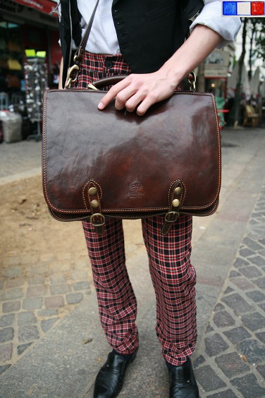 Brown Messenger Bag